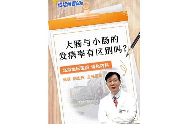 大肠OR 小肠?肠道疾病发病率不同吗?